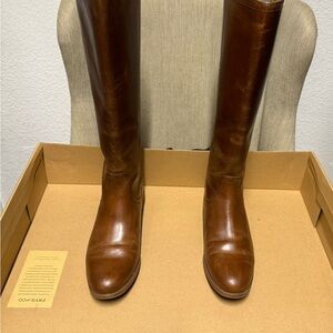 Frye Brown Leather Riding Boots
